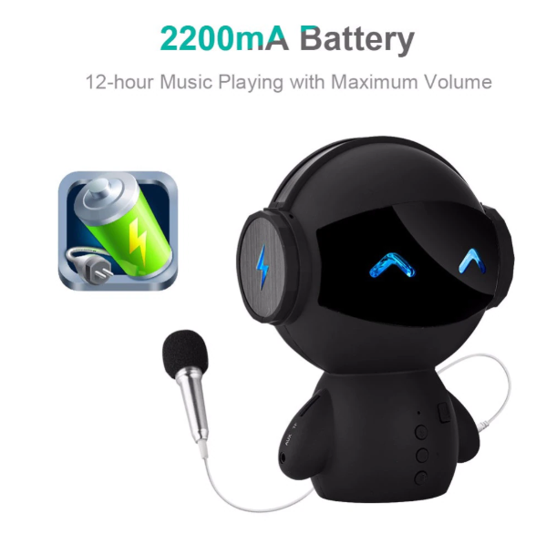 2200mAh batteri bluetooth högtalare